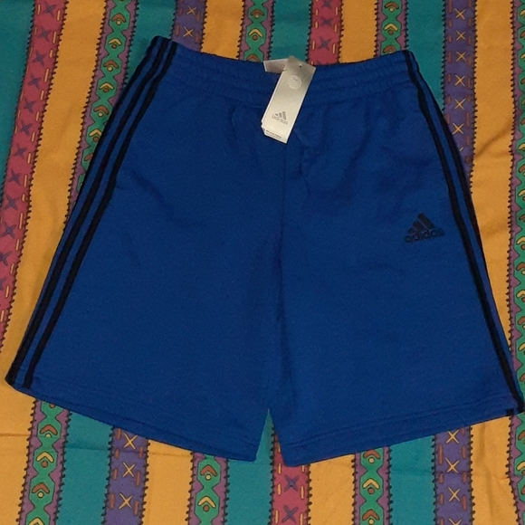 adidas Other - New Adidas Jogger Shorts Blue & Black Sweatshorts